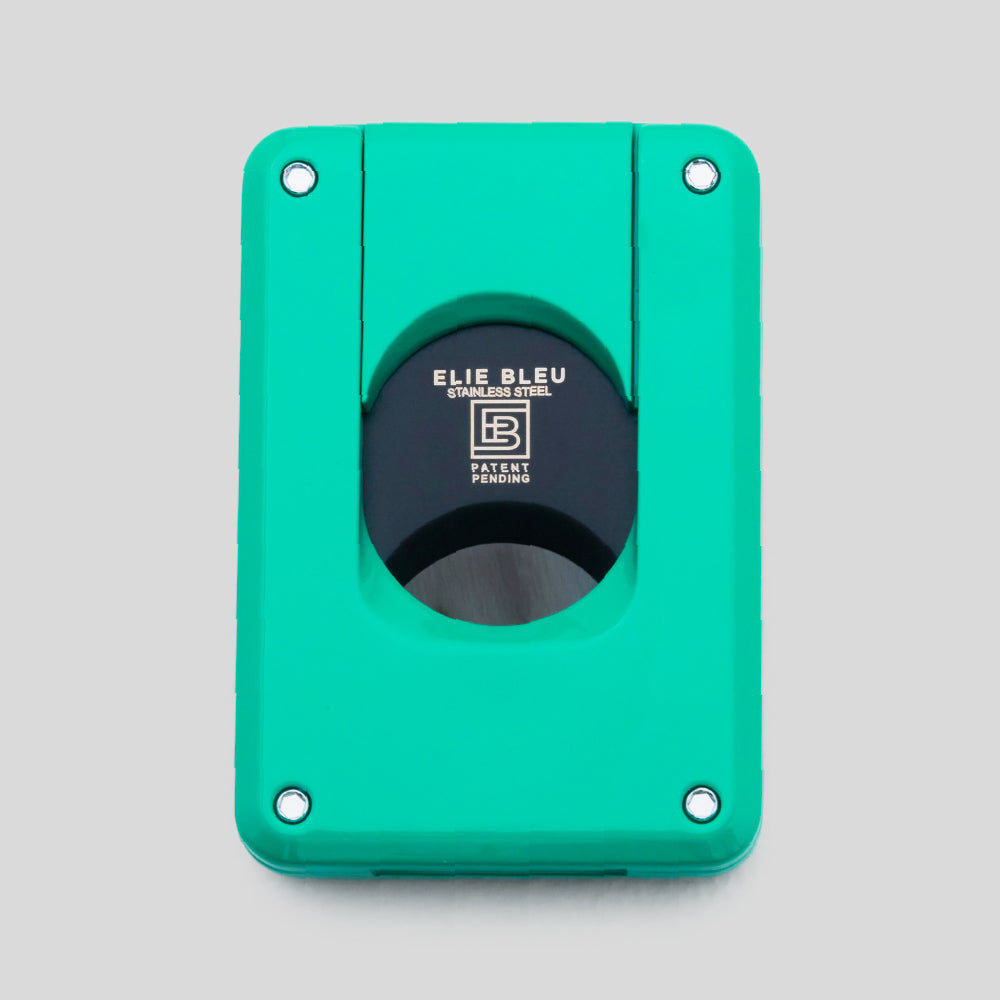 C-4 Cigar Cutter Teal W/Black IP Blade | Elie Bleu Accessory | Cigar Cutter  | Migratory HK | 雪茄香港 | Cigar HK