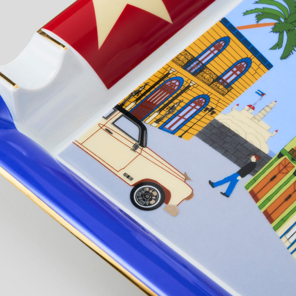 Casa Cubana 4支裝瓷质雪茄烟灰缸