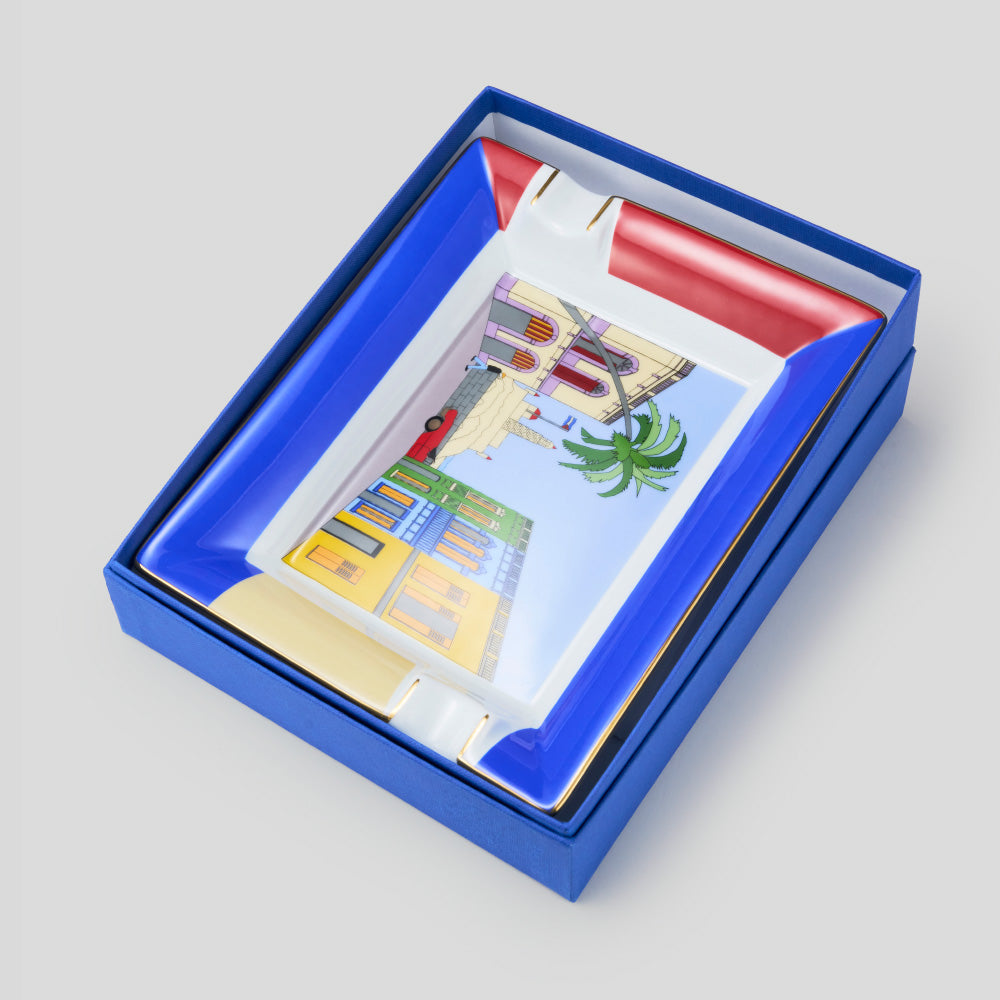 Casa Cubana Porceiain Cigar Ashtray | Elie Bleu Accessory | Cigar Ashtray  | Migratory HK | 雪茄香港 | Cigar HK
