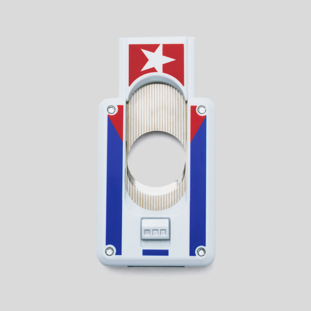 Cigar Cutter - Double Blade Cuban Flag | Elie Bleu Accessory | Cigar Cutter  | Migratory HK | 雪茄香港 | Cigar HK