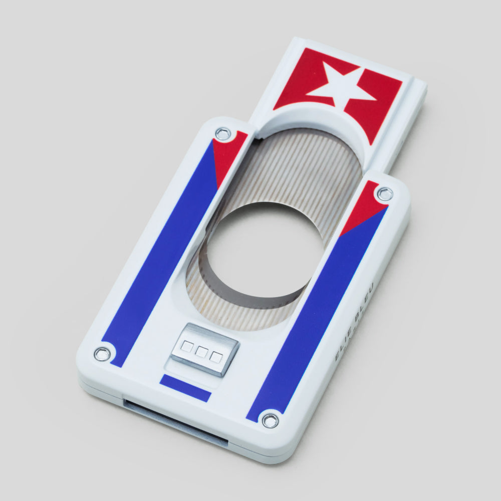 Cigar Cutter - Double Blade Cuban Flag | Elie Bleu Accessory | Cigar Cutter  | Migratory HK | 雪茄香港 | Cigar HK