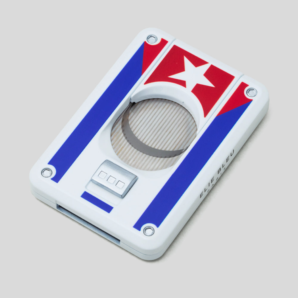 Cigar Cutter - Double Blade Cuban Flag | Elie Bleu Accessory | Cigar Cutter  | Migratory HK | 雪茄香港 | Cigar HK
