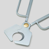 Cigar Scissors Steel Marquetry / Gold Button | Elie Bleu Accessory | Cigar Cutter  | Migratory HK | 雪茄香港 | Cigar HK