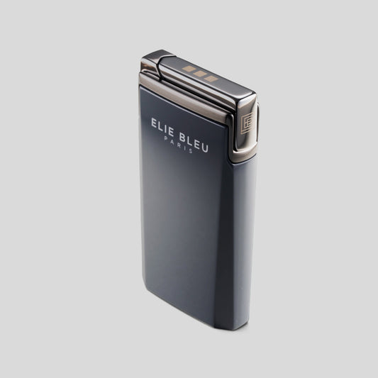 J15 Jet Cigar Lighter Gray W/Dark Chrome | Elie Bleu Accessory | Cigar Lighter  | Migratory HK | 雪茄香港 | Cigar HK