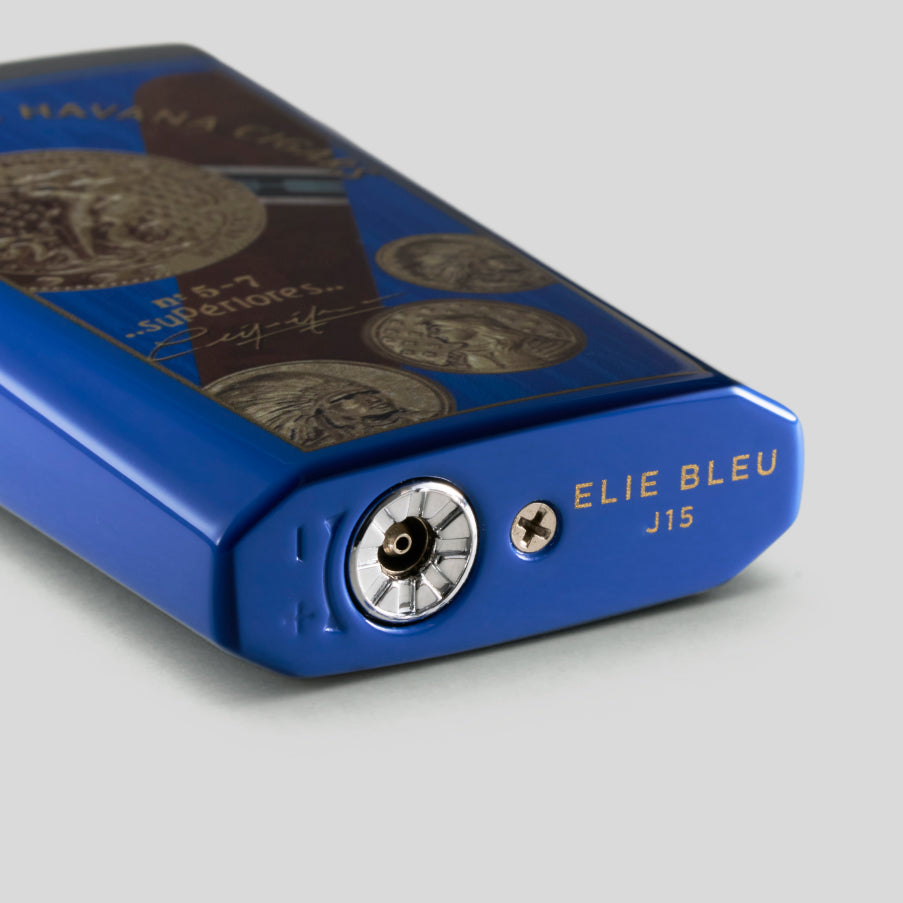 J15 Jet Cigar Lighter Medals Blue | Elie Bleu Accessory | Cigar Lighter  | Migratory HK | 雪茄香港 | Cigar HK