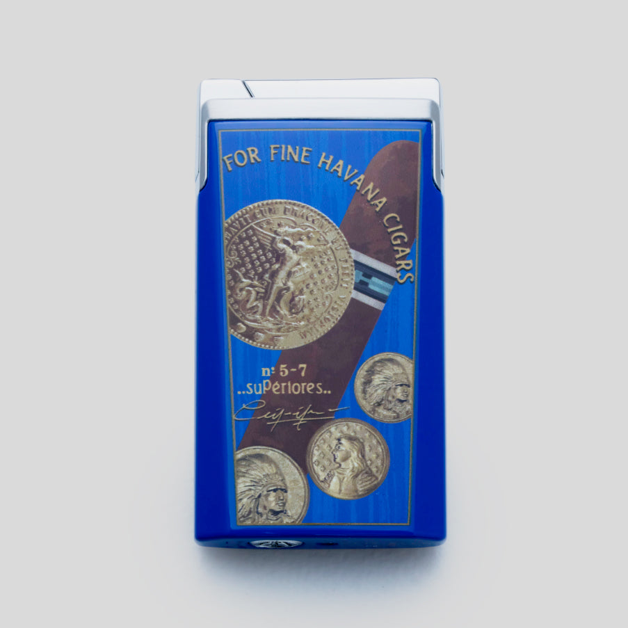 J15 Jet Cigar Lighter Medals Blue | Elie Bleu Accessory | Cigar Lighter  | Migratory HK | 雪茄香港 | Cigar HK