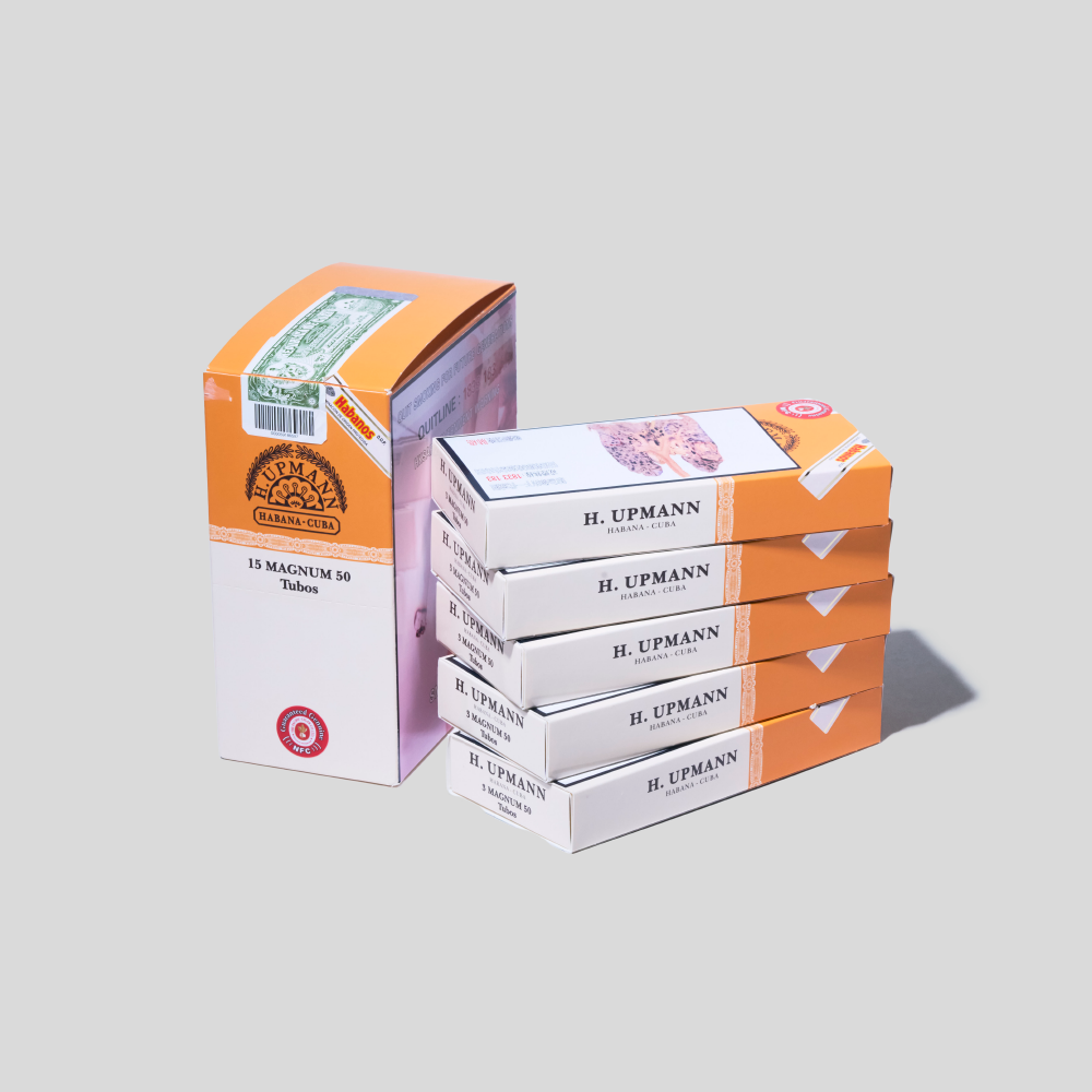 Magnum 50 Tubos Paper Box Packing | Box 15 | H.Upmann cigar - HK Migratory cigars

