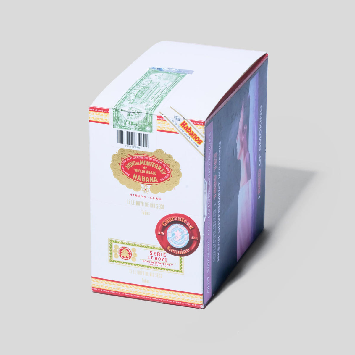 Le Hoyo de Rio Seco Tubos Paper Box Packing | Box 15 | Hoyo de Monterrey cigar - HK Migratory cigars