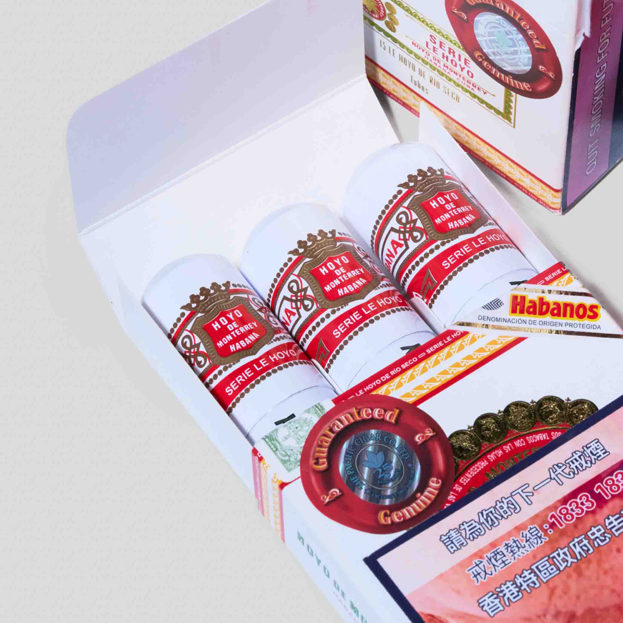 Le Hoyo de Rio Seco Tubos Paper Box Packing (Vintage 2020) | Box 15 | Hoyo de Monterrey cigar - HK Migratory cigars
