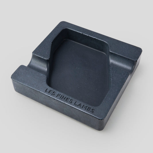 Concrete Ashtray - DYAD ANTHRACITE | Les Fines Lames Accessory | Migratory HK | 雪茄香港 | Cigar HK