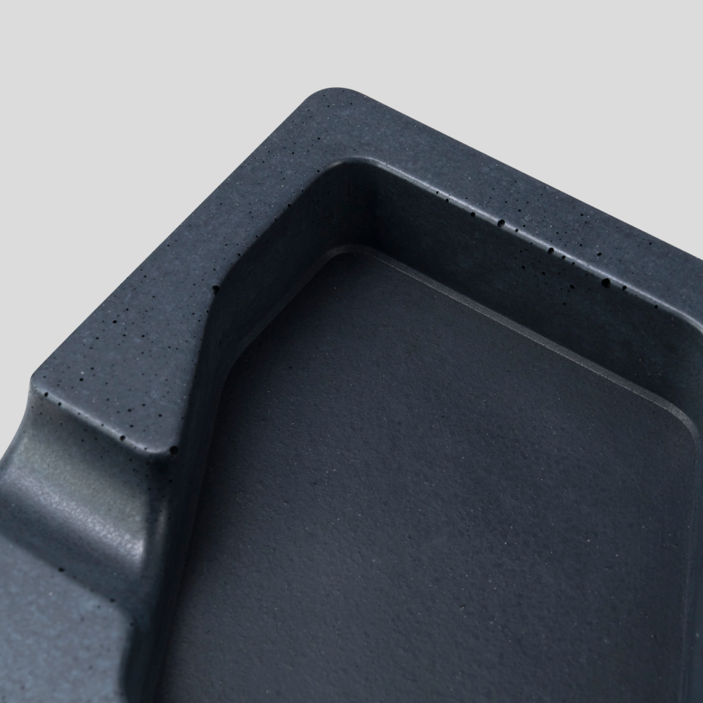 Concrete Ashtray - DYAD ANTHRACITE (2 Cigars)