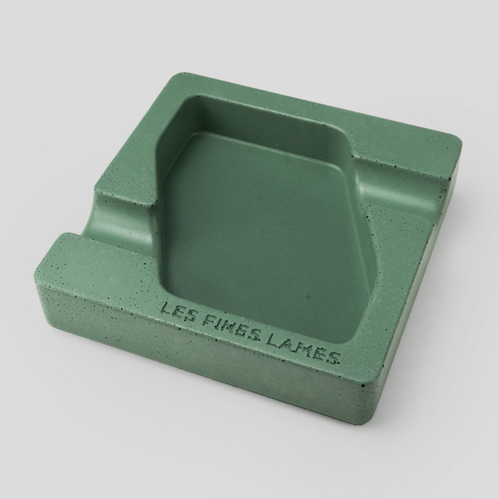 Les Fines Lames 绿色两支装混凝土雪茄烟灰缸