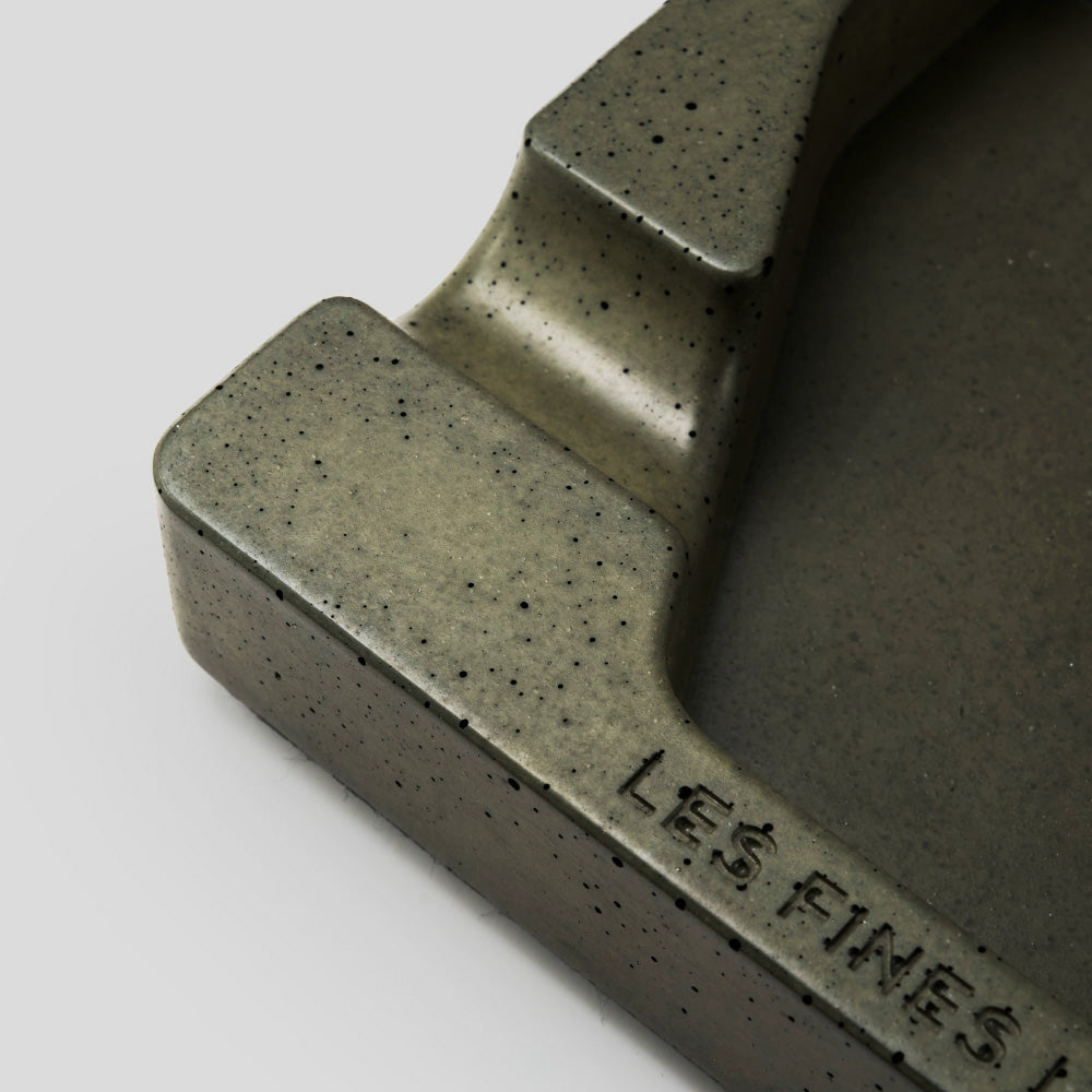 Concrete Ashtray - DYAD OLIVE GREEN | Les Fines Lames Accessory | Migratory HK | 雪茄香港 | Cigar HK
