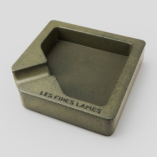 Concrete Ashtray - MONAD OLIVE GREEN | Les Fines Lames Accessory | Cigar Ashtray | Migratory HK | 雪茄香港 | Cigar HK