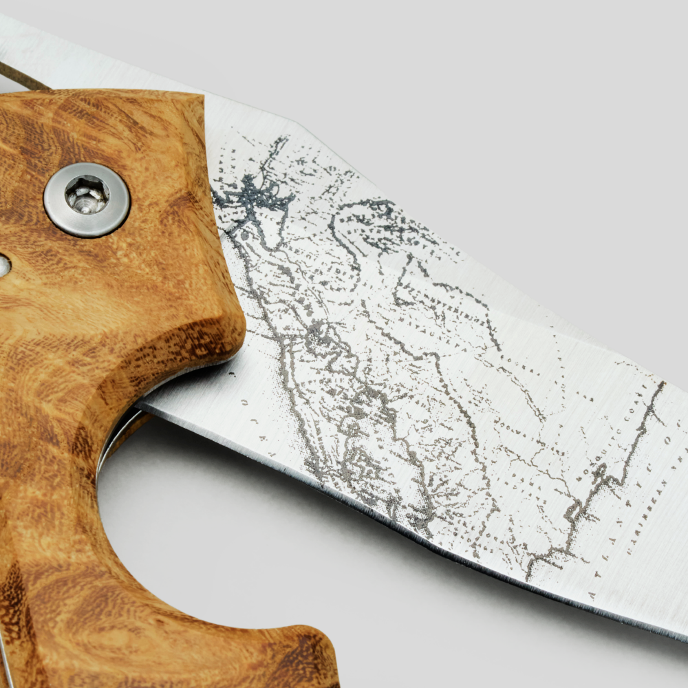 Cutter LE PETIT - Compass Nicaragua Acacia Burl