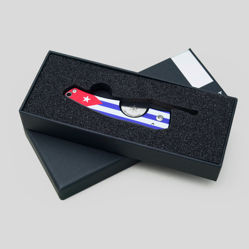 Cutter LE PETIT - Flag Cuba Dark | Les Fines Lames Accessory | Cigar Cutter  | Migratory HK | 雪茄香港 | Cigar HK