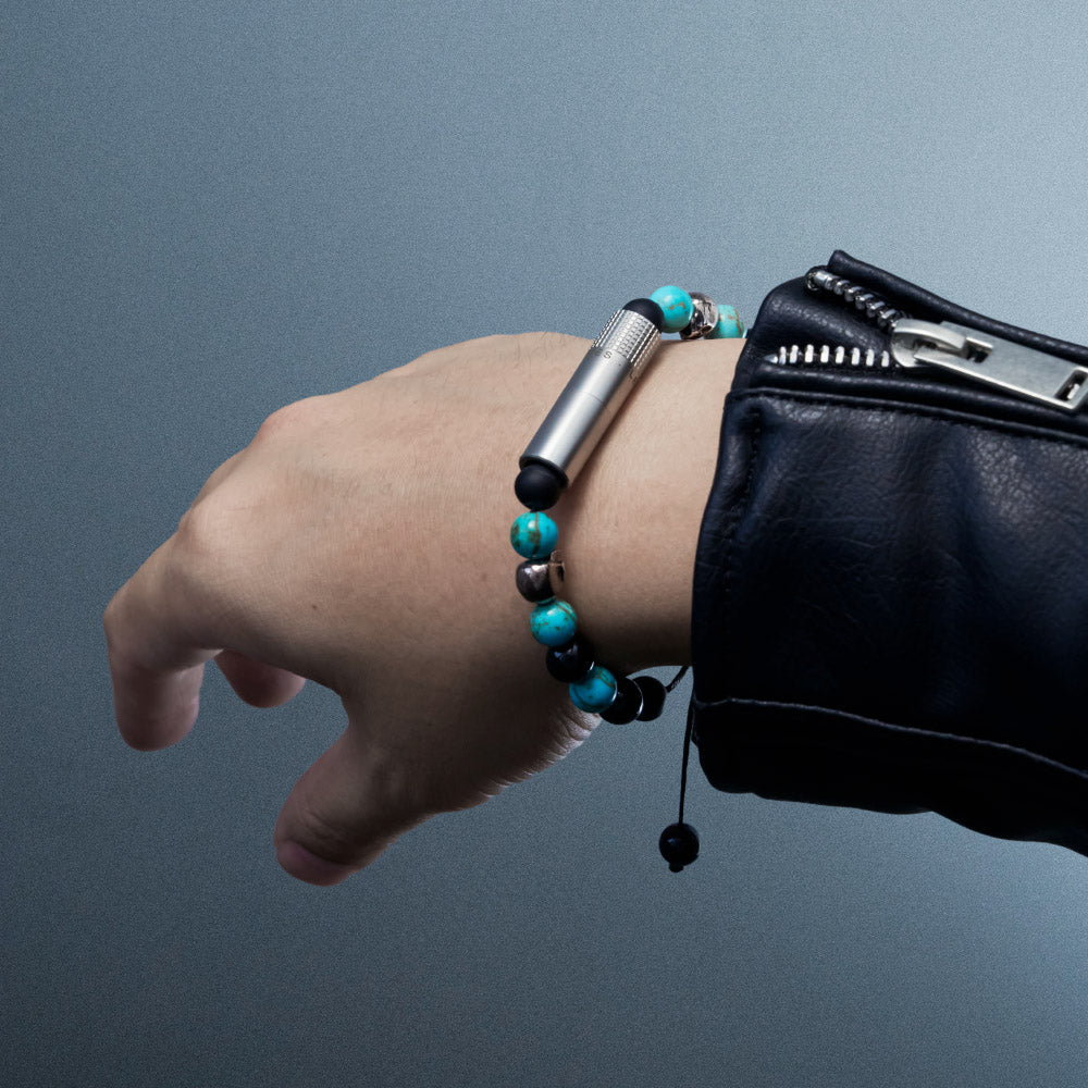 Punch Bracelet - Turquoise Skull | Les Fines Lames Accessory | Cigar Cutter  | Migratory HK | 雪茄香港 | Cigar HK
