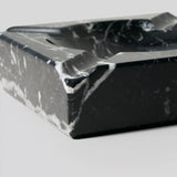 黑色玛奎纳大理石雪茄烟灰缸