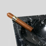 黑色玛奎纳大理石雪茄烟灰缸