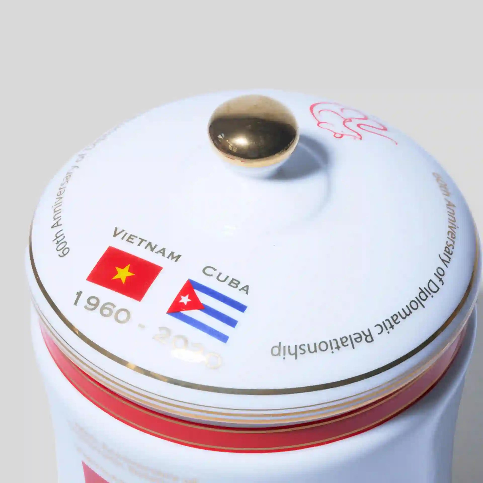 Cuba-Vietnam 60TH Anniversary Jar