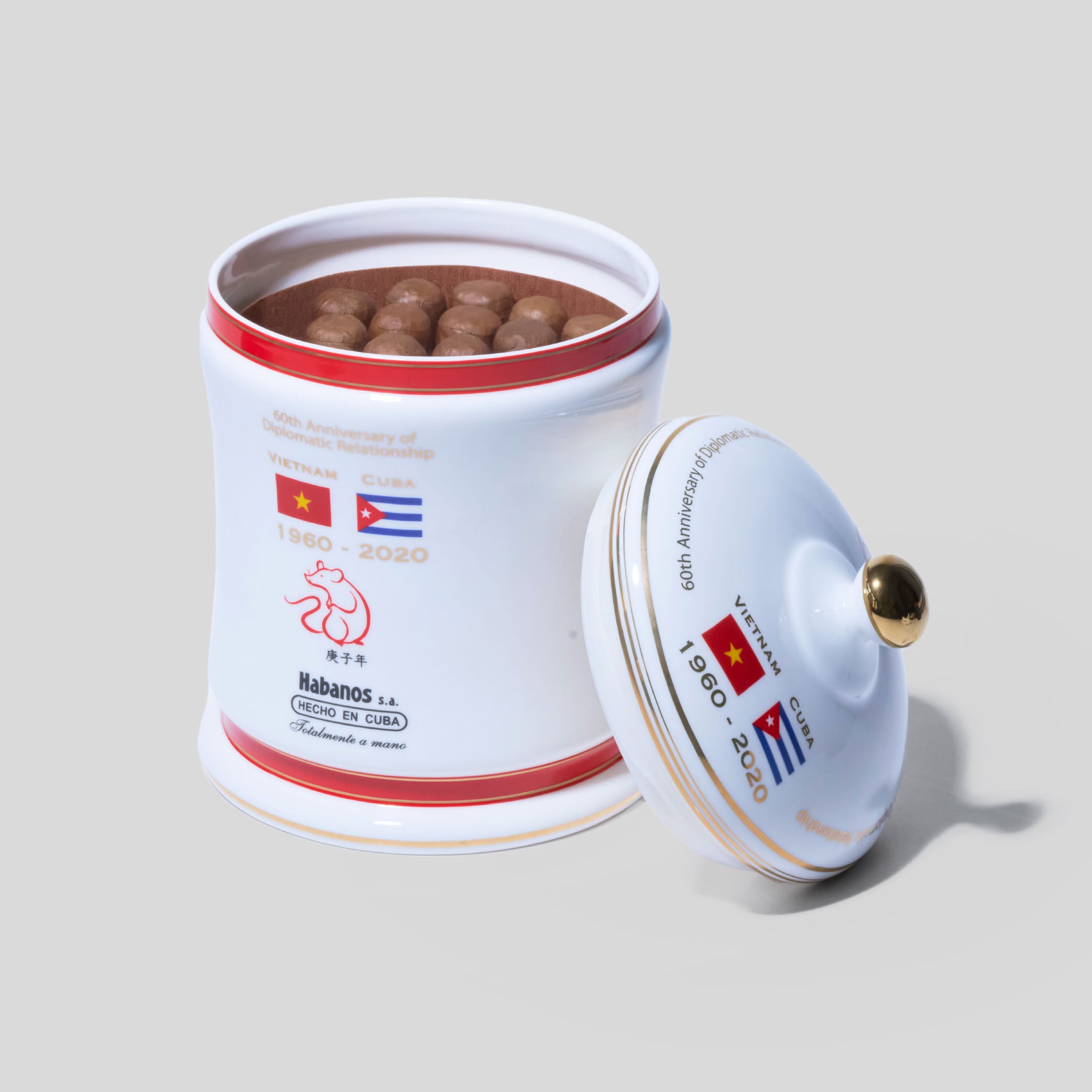 Cuba-Vietnam 60TH Anniversary Jar | Box 25 | Partagas cigar - HK Migratory cigars | 古巴雪茄 香港