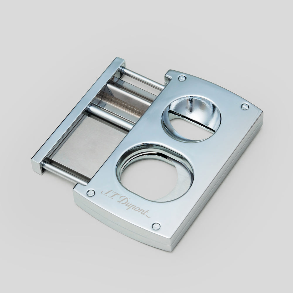 Double Blade Cigar Cutter Chrome | S.T. Dupont Accessory | Cigar Cutter | Migratory HK | 雪茄香港 | Cigar HK