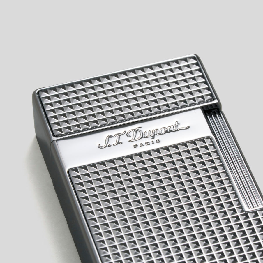 Li Biggy Diamond Head Chrome Cigar Lighter | S.T. Dupont Accessory | Cigar Lighter | Migratory HK | 雪茄香港 | Cigar HK