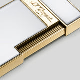 Li Slimmy White Lacquer / Golden Cigar Lighter | S.T. Dupont Accessory | Cigar Lighter | Migratory HK | 雪茄香港 | Cigar HK