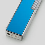 Li Twiggy Lightblue Lacquer / Chrome Cigar Lighter | S.T. Dupont Accessory | Cigar Lighter | Migratory HK | 雪茄香港 | Cigar HK