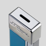 Li Twiggy Lightblue Lacquer / Chrome Cigar Lighter | S.T. Dupont Accessory | Cigar Lighter | Migratory HK | 雪茄香港 | Cigar HK