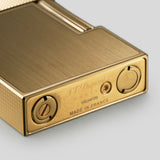 Ligne Line 2 Small Brushed Yellow Gold Lighter