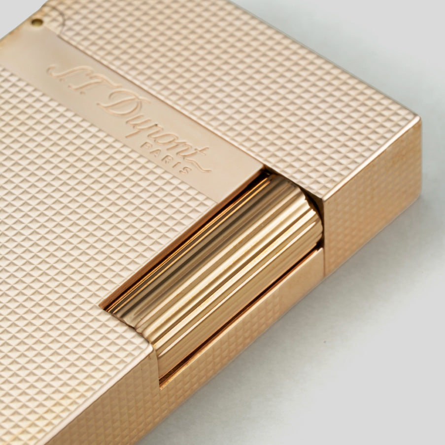 Ligne Line 2 Small Microdiam Rose Gold Lighter | S.T. Dupont Accessory | Cigar Lighter | Migratory HK | 雪茄香港 | Cigar HK