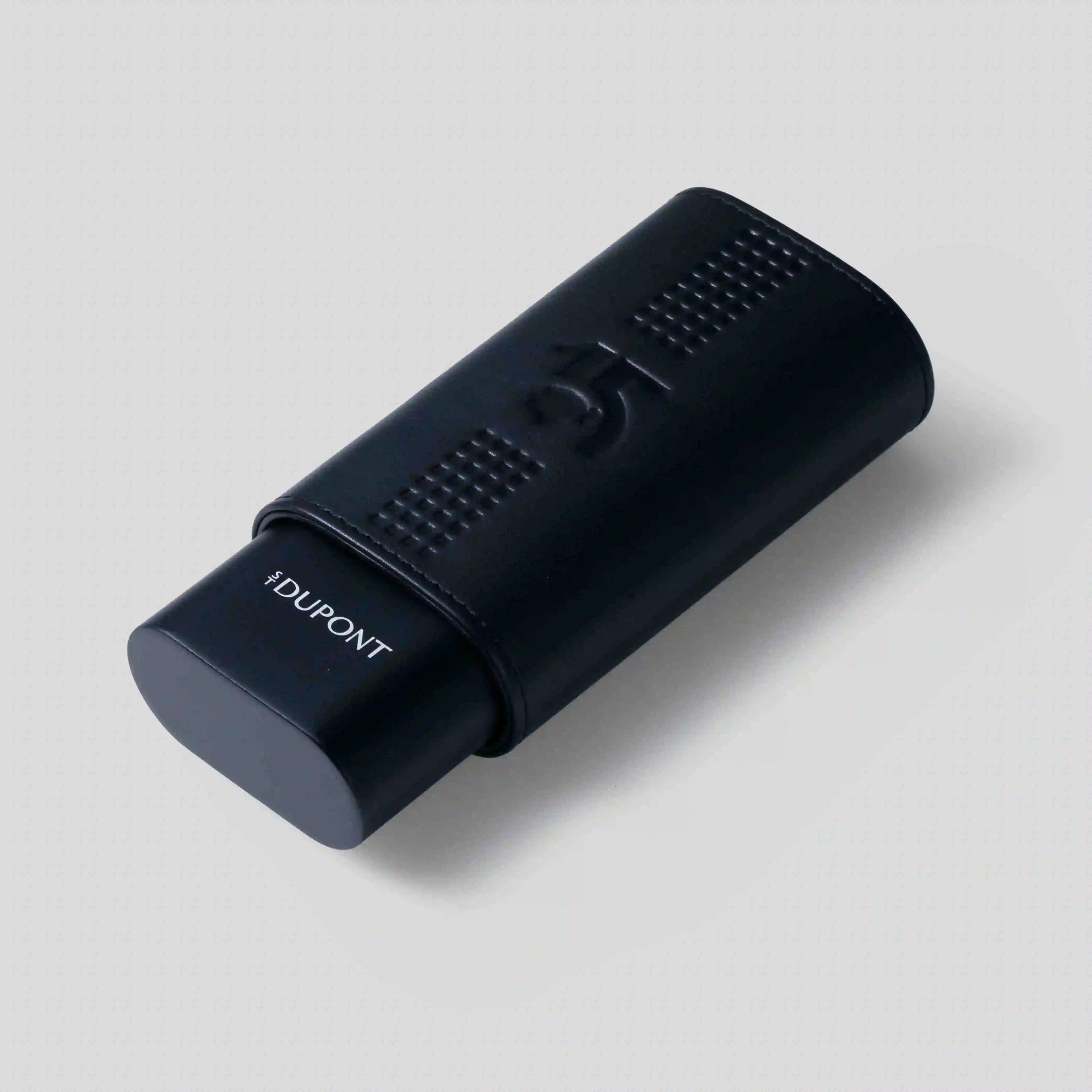 2-Cigar Behike Full Black Leather Case