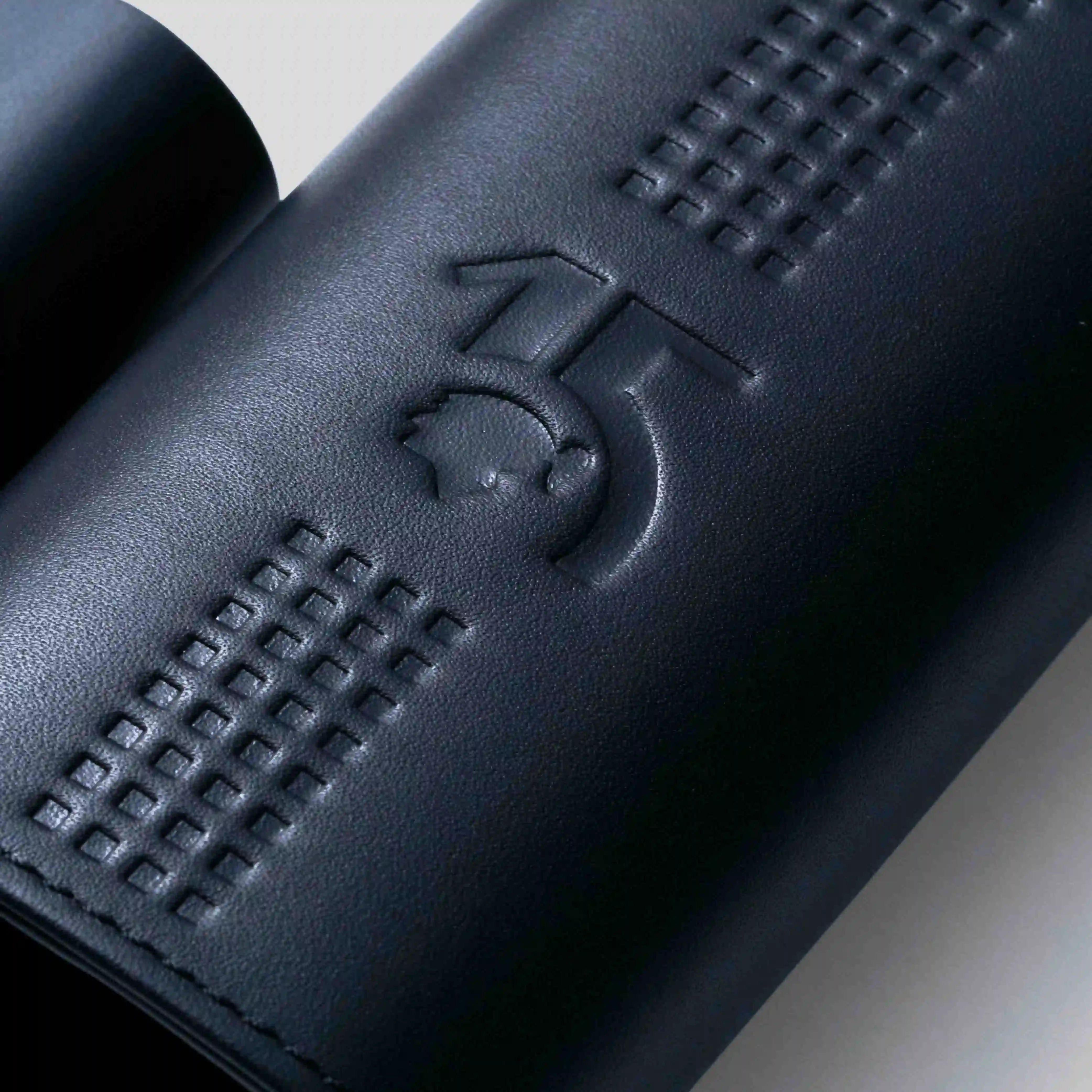 2-Cigar Behike Full Black Leather Case
