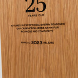 25 Year Old Sherry Oak 2023 Release