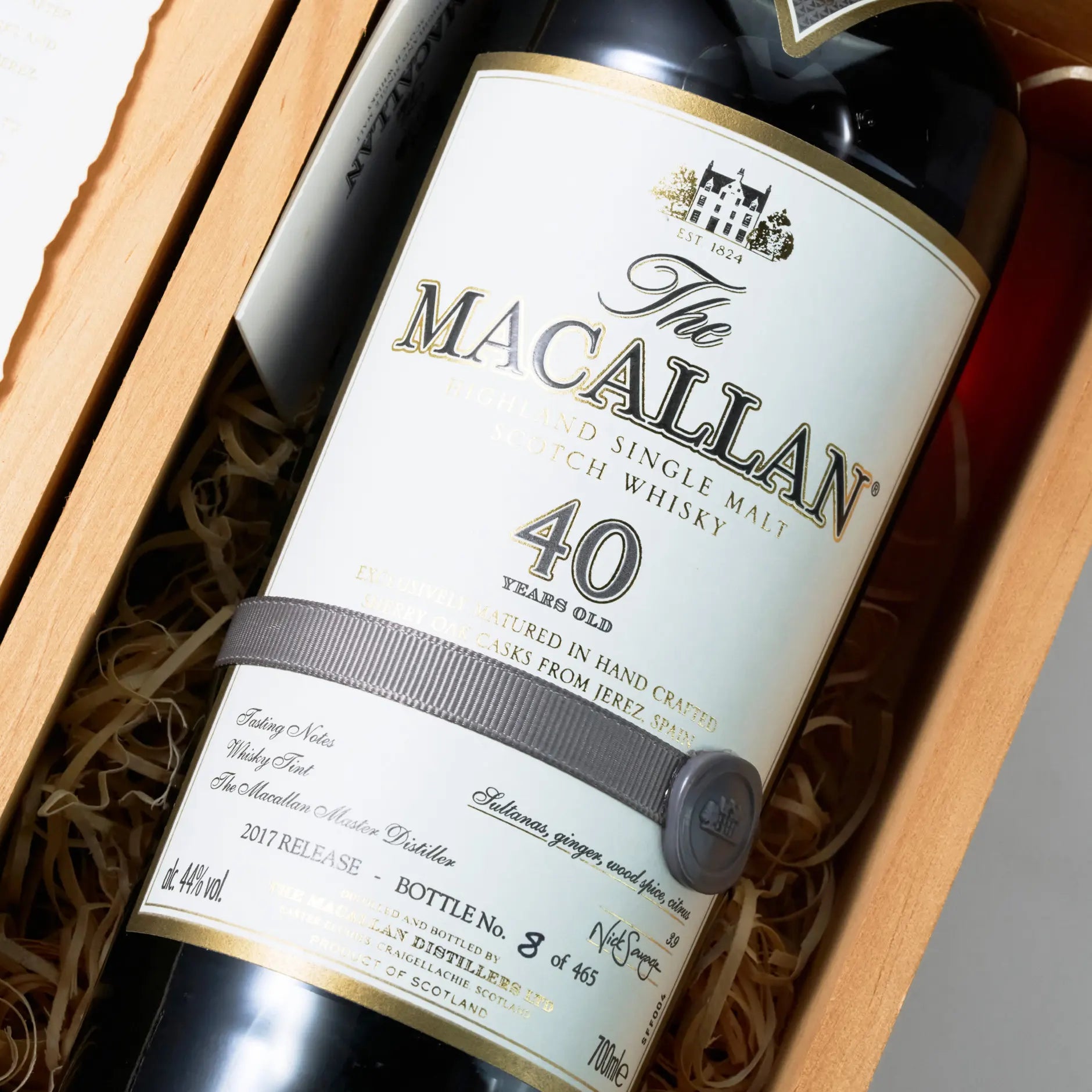 经典雪莉桶40 年威士忌2017 年版