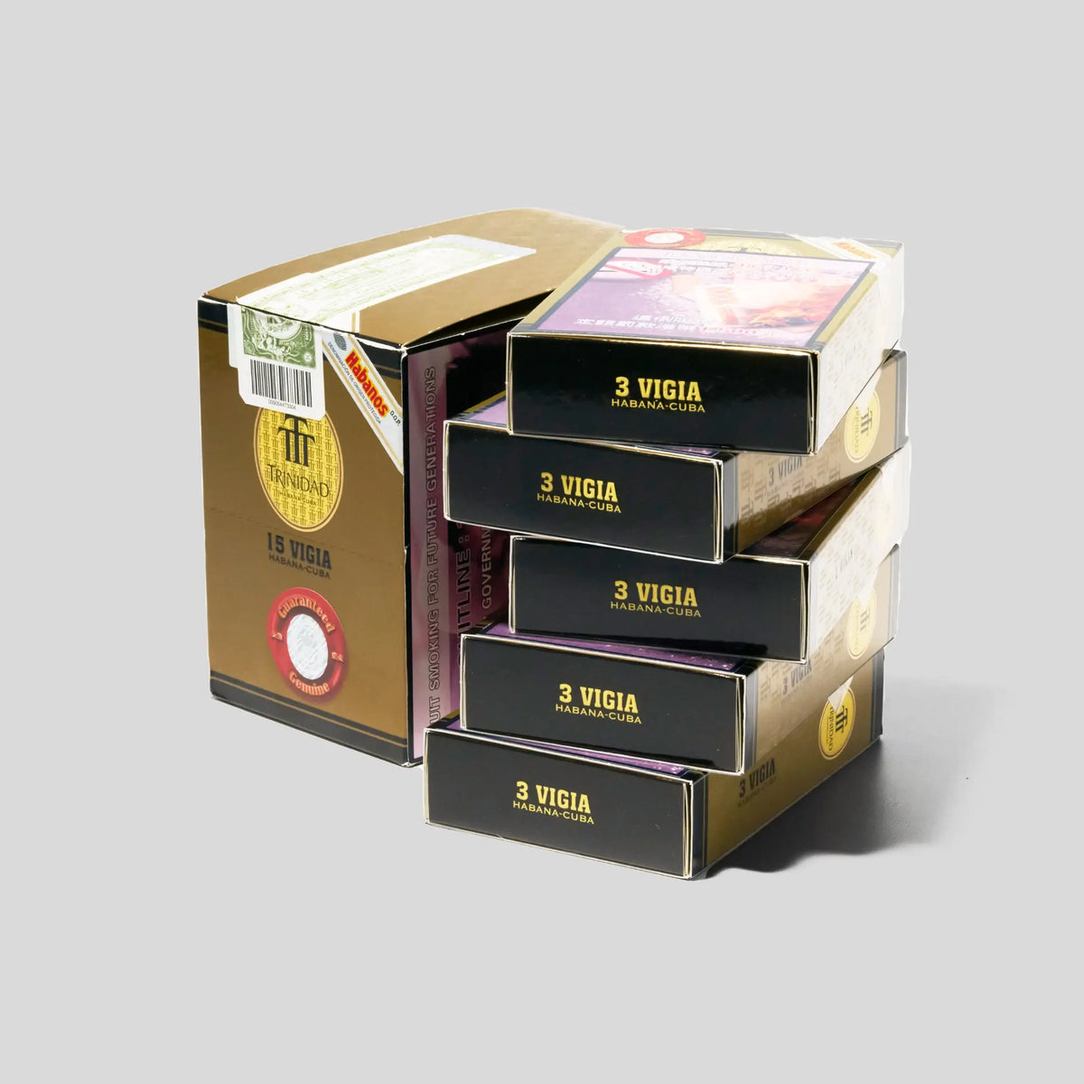 Vigia Tubos Paper Box Packing | Box 15 | Trinidadl cigar - HK Migratory cigars