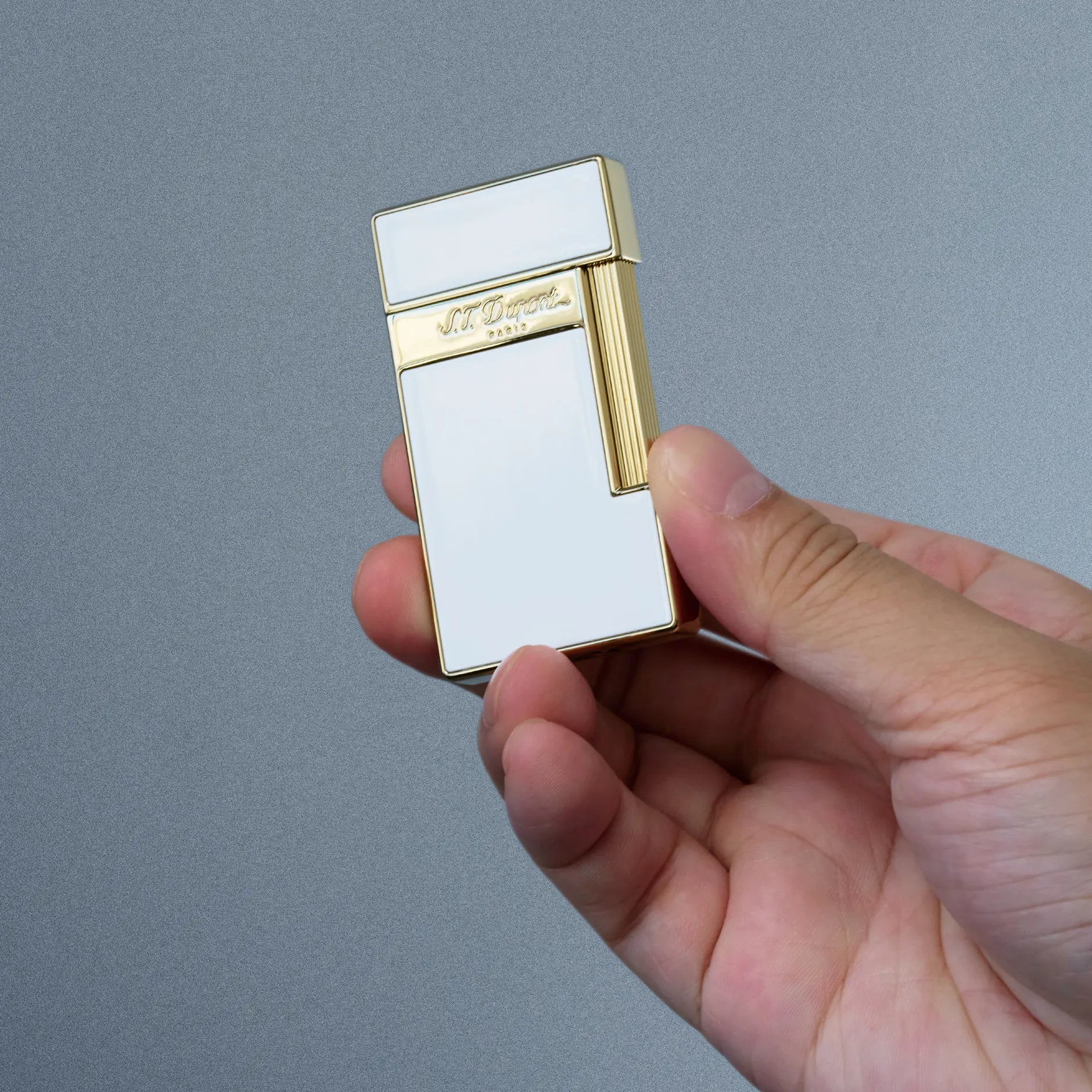 S.T. Dupont White Slimmy Travel Set