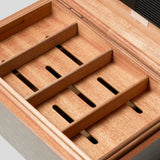 Z80雪茄保濕盒灰橡木色/青色