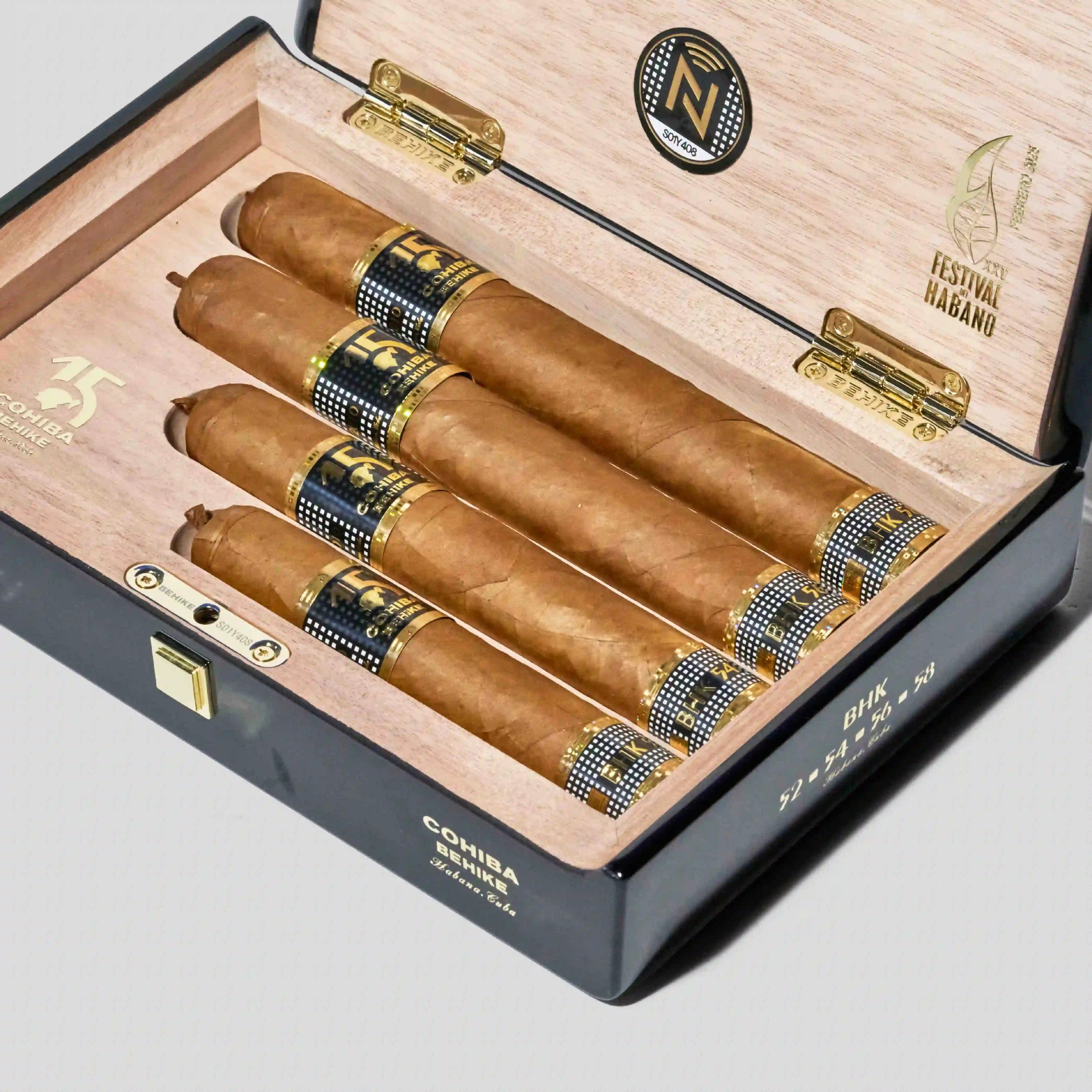 Cohiba Behike gift box open view Hong Kong