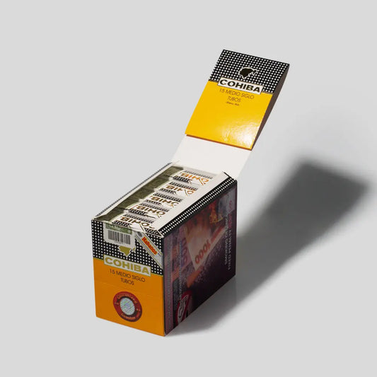 Medio Siglo Tubos Paper Box Packing | Box 15 | Cohiba cigar - HK Migratory cigars
